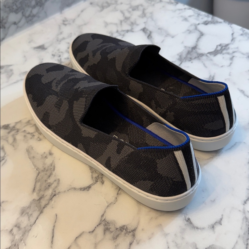 Rothy's the original Slip-On sneakers camo grey - size 10